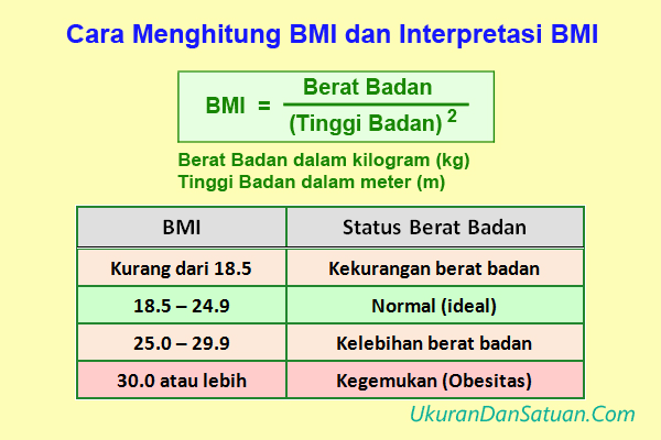 Begini Cara Menghitung Berat  Badan  Ideal  Bagi Pria  dan 